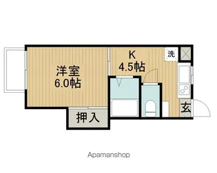 ドミナS【104号室】の間取り