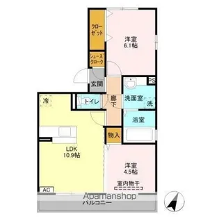 TIARA Ⅱ【2階】の間取り