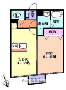 オラーンジェ【302号室】の間取り