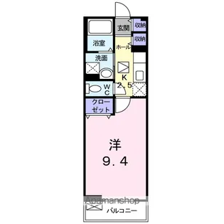 ルミエールⅡ【1階】の間取り