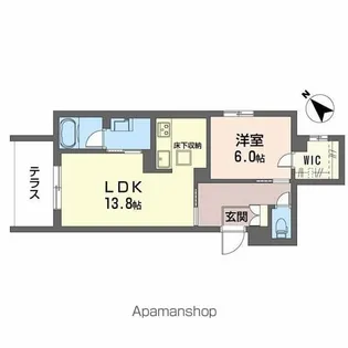 カヴァリエーレ【1階】の間取り