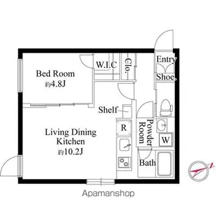 アバンティア阿佐ヶ谷南【1階】の間取り