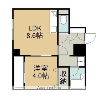 ハイリードセイフウ【2階】の間取り