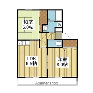 サンガーデン余戸 B棟【1階】の間取り