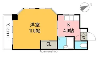 サンシティ2【3階】の間取り