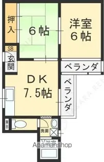 シティライフ北中【3階】の間取り