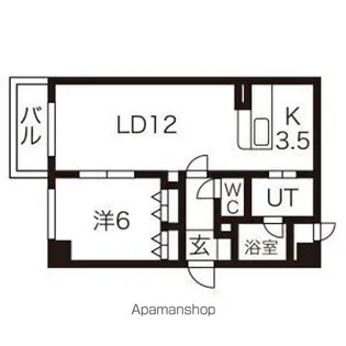 さんぱちBLDI【9階】の間取り