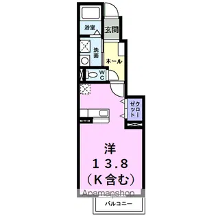 ルミエールⅡ【1階】の間取り