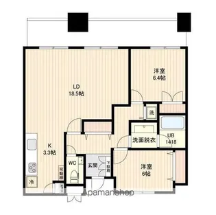 リバーサイド隅田セントラルタワーパレス【28階】の間取り