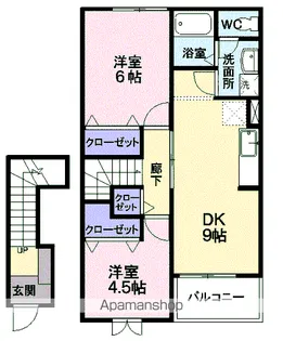 リバーサイドT&M【2階】の間取り