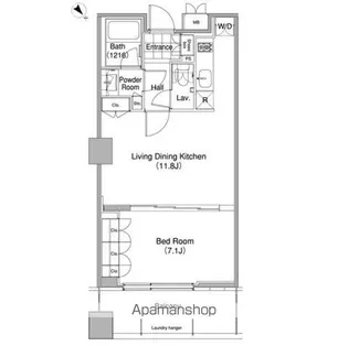 コンフォリア東池袋WEST【9階】の間取り