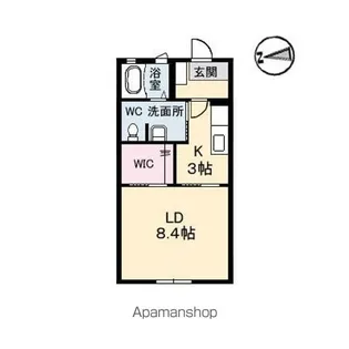 GOODWELL西町【103号室】の間取り