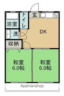 コスモ寿【2階】の間取り