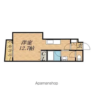 東洋ハイツ A棟【4階】の間取り