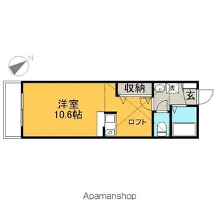 ブランシェ・ドミール【206号室】の間取り