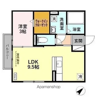 プロスパー【2階】の間取り