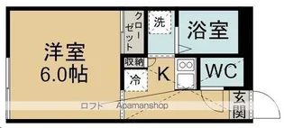 リベェールⅡ【106号室】の間取り