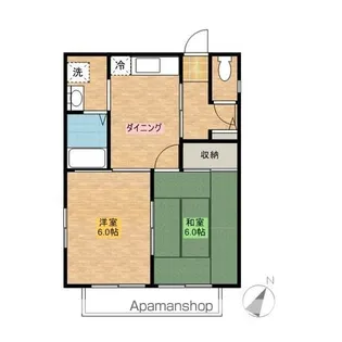 シティパル【101号室】の間取り