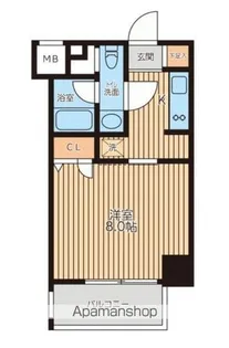 レジディア新横浜【3階】の間取り