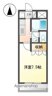 エトワール大開【2階】の間取り