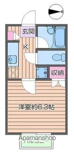サンライズ西綾瀬【2階】の間取り