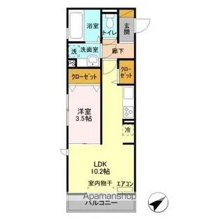 SORTE.S.K【2階】の間取り