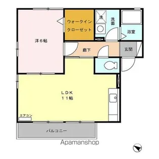 エスペランサ A【2階】の間取り