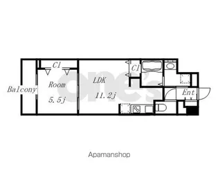 グランルクレ新栄イースト(旧ロイジェント新栄Ⅳ)【208号室】の間取り