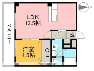 グランビュー【7階】の間取り