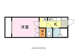 広島県尾道市栗原町【マンション】の間取り