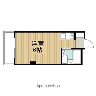 落合コーポ【3階】の間取り