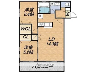 マルシェアンサンブル【3階】の間取り
