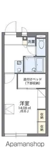 レオパレスグレース扇台【1階】の間取り