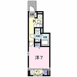 ラフレシール 別所【1階】の間取り