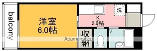 ハーモニー神代【1階】の間取り