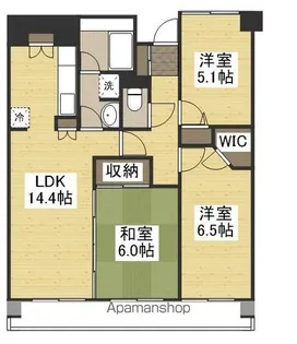 アルファステイツ幸町【7階】の間取り
