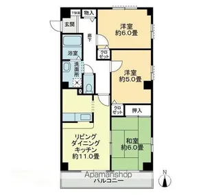 ハイム・シュテット21【3階】の間取り