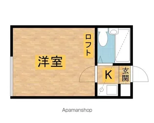 1Rの間取り画像