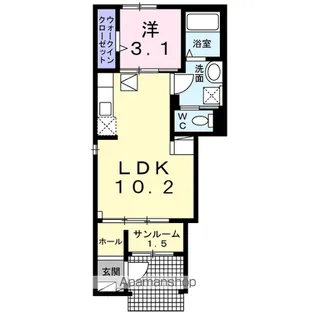 ルピナス【1階】の間取り