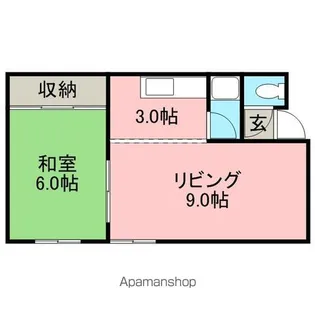 第2佐々木コーポ【1号室】の間取り