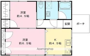 シーパレス玉田【C号室号室】の間取り