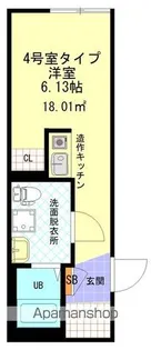 H.A.西谷【1階】の間取り