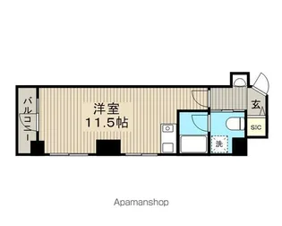 ミリアビタNO.22【8階】の間取り
