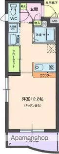 リリアーレ【3-C号室】の間取り