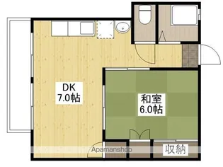 末本ビル【4階】の間取り
