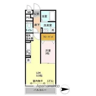 埼玉県八潮市中央4丁目【アパート】の間取り