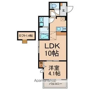 カサグランデⅥ【3階】の間取り