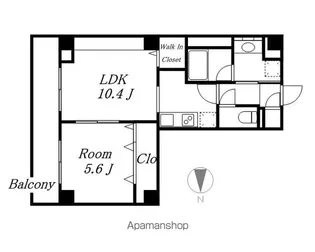 愛知県名古屋市中区錦3丁目【マンション】の間取り