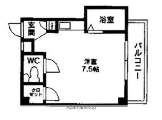 セラーヴィ箱崎宮前【103号室】の間取り