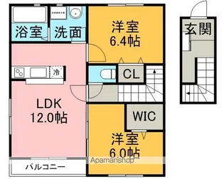 パークハウスⅡ【201号室】の間取り